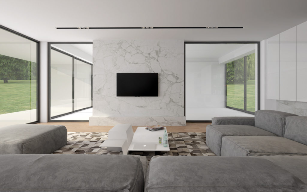 Obývačka- jednoduchá a elegantná