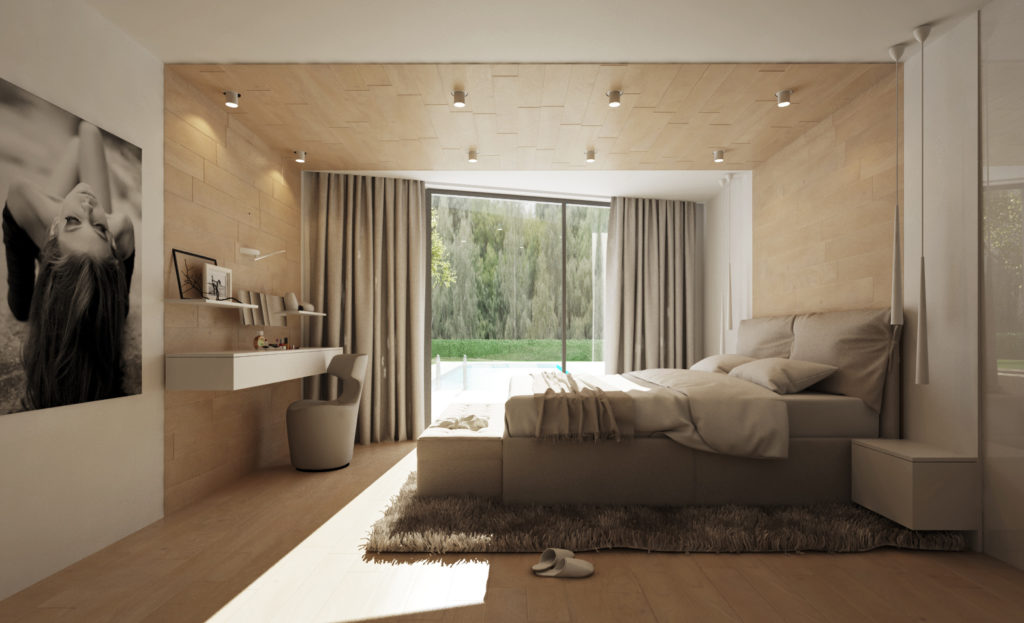 Útulné drevo v modernom interiéri